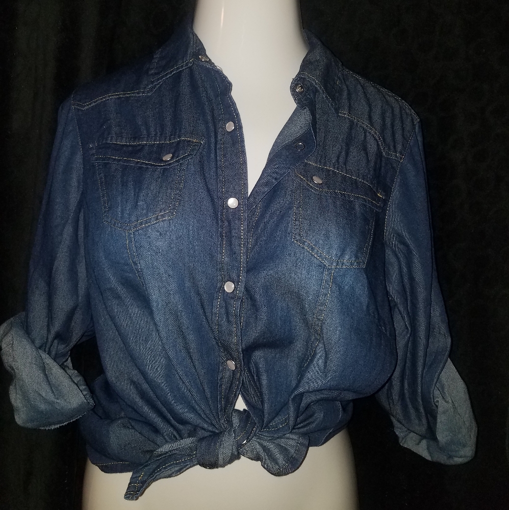 3 for $30. Denim top.